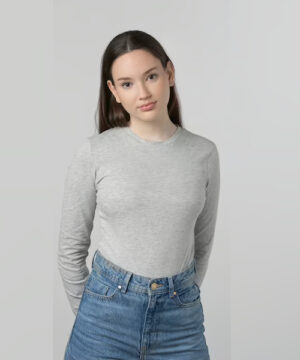 Women's round neck T-shirt dark